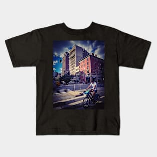 Lincoln Square Upper West Side Manhattan NYC Kids T-Shirt